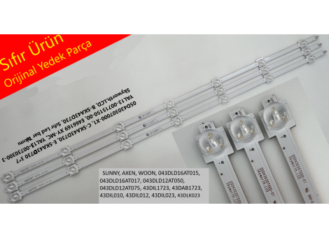  AXEN AX43DIL13/0216 - WOON WN043DLD16AT017-ILFM Led bar, SE43D07-ZC42AG-07